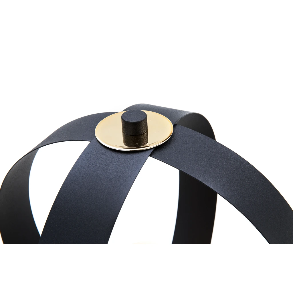 Moderná čierna stojacia lampa do obývačky LIVIA