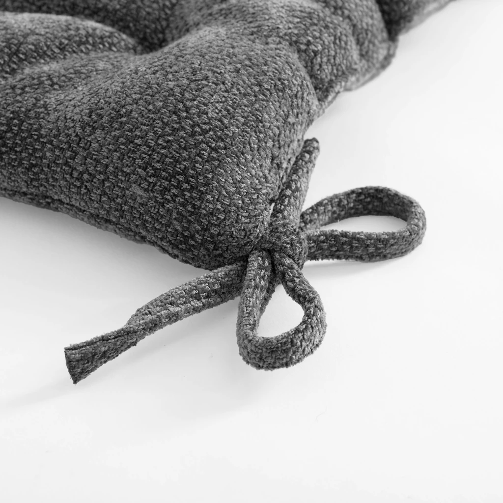 Ciemnoszare siedzisko na krzesło