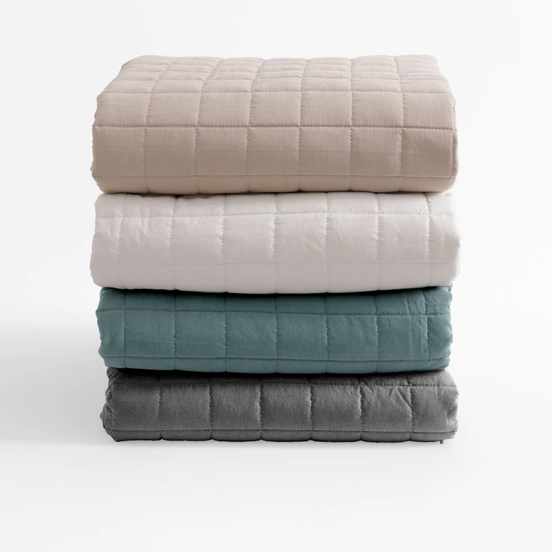 Prehoz na posteľ v béžovej farbe GISELLE 180x200 cm