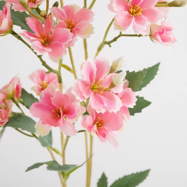 Umelý jabloňový kvet ružový 88 cm