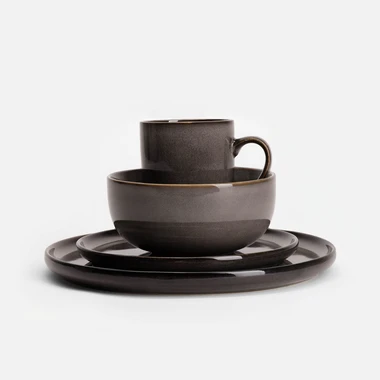 Dezertný tanier tmavosivý SKALO 20 cm