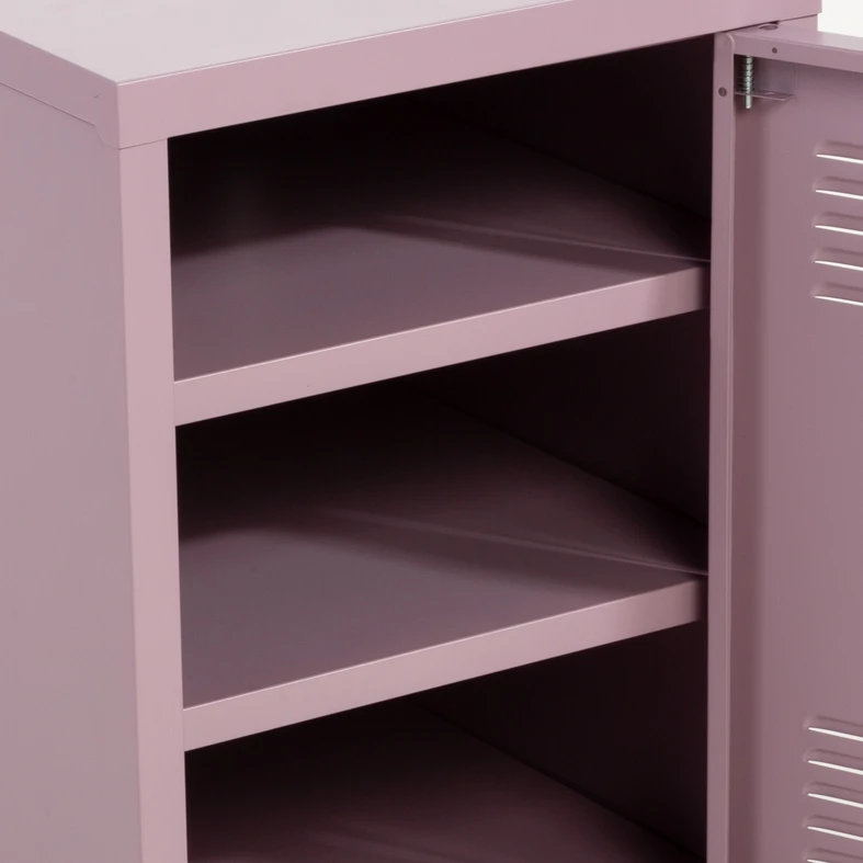 Nočný stolík SOLANS fialová