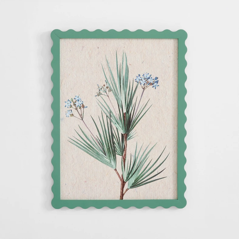 Botanický obraz zelený 30x40 cm
