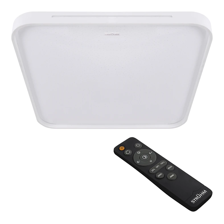 Stropné svietidlo LED s diaľkovým ovládaním 48W biely WENA 48,5 cm