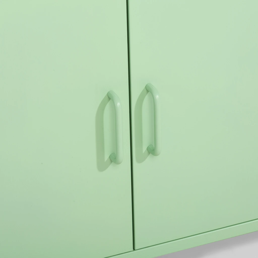 Komoda 2-dverová SOLANS svetlozelená