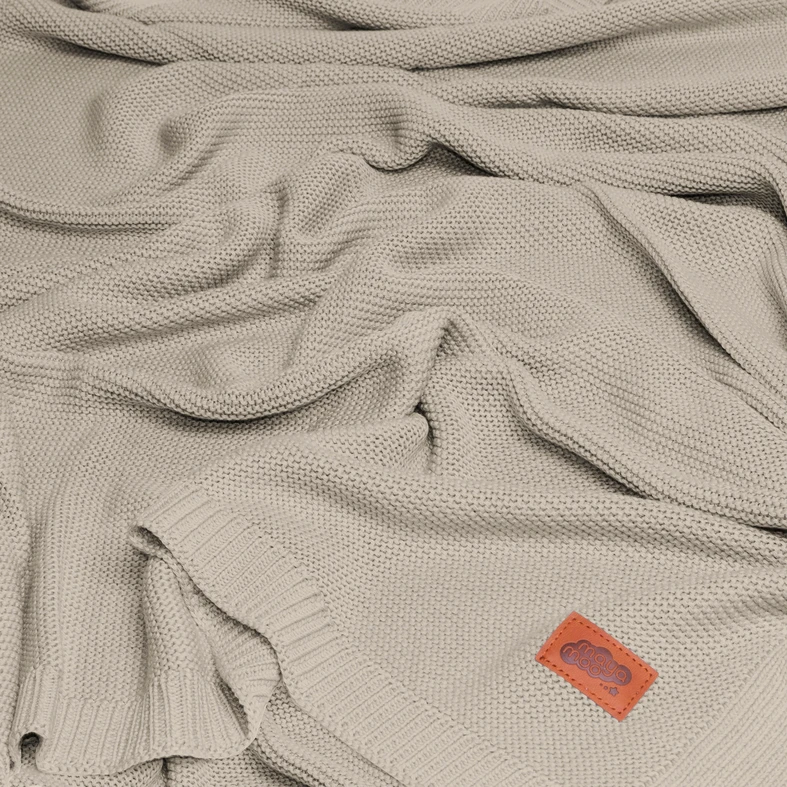 Detská deka bambusová béžová MAYA MOO 80x100 cm