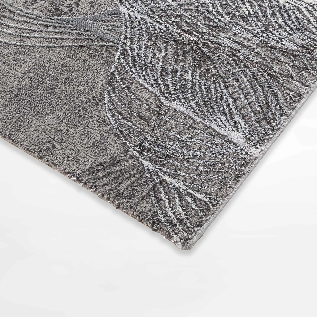 Koberec do obývacej izby SPAZZIO, sivý, 80x150 cm