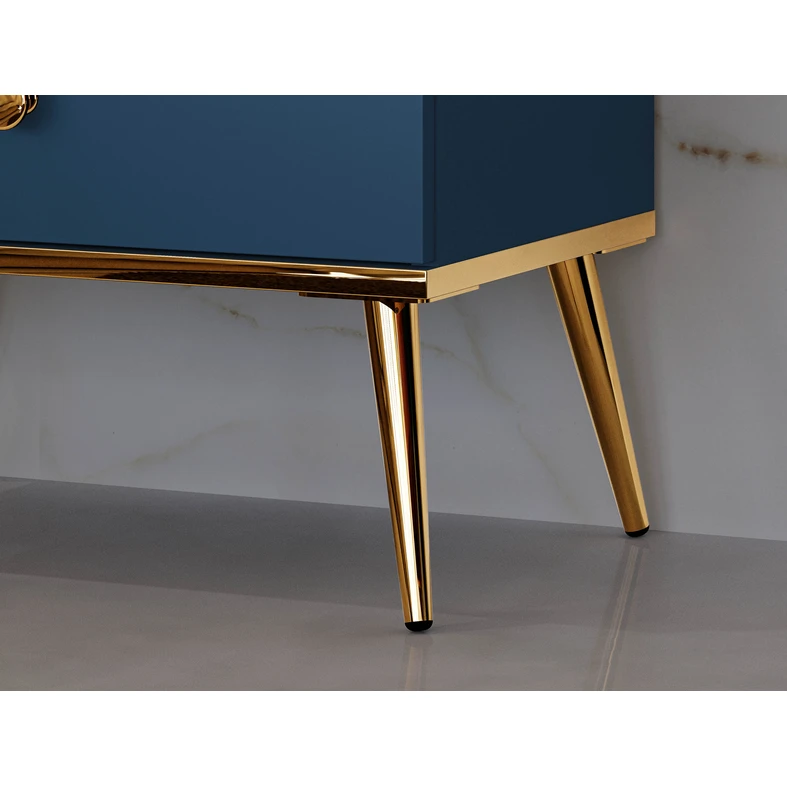 Nočný stolík MARINE, tmavomodrý