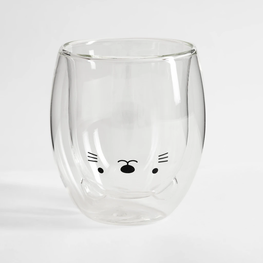 Sklenený pohár VYDRA s dvojitou stenou 280 ml