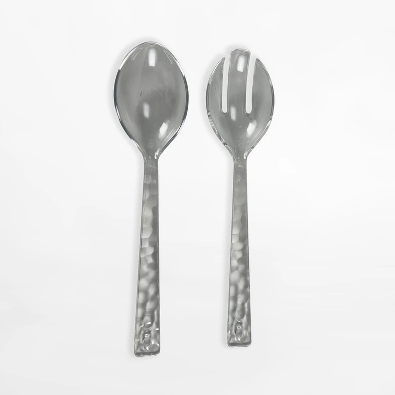 Komplet plastikowych łyżek do sałaty, 2 szt.