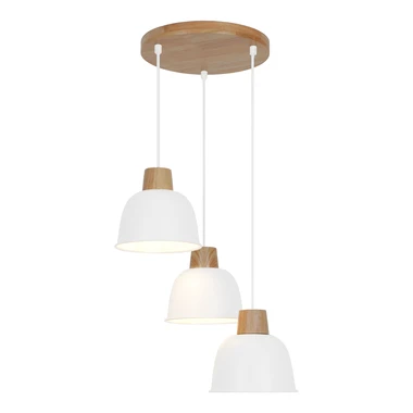 Závesné svietidlo ORLO III biele matné