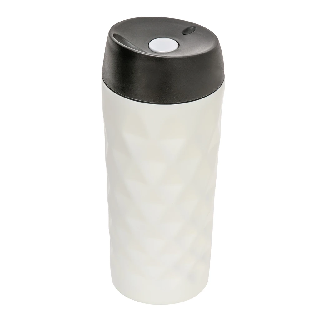 Termohrnček DIAMOND biely 0,4 l