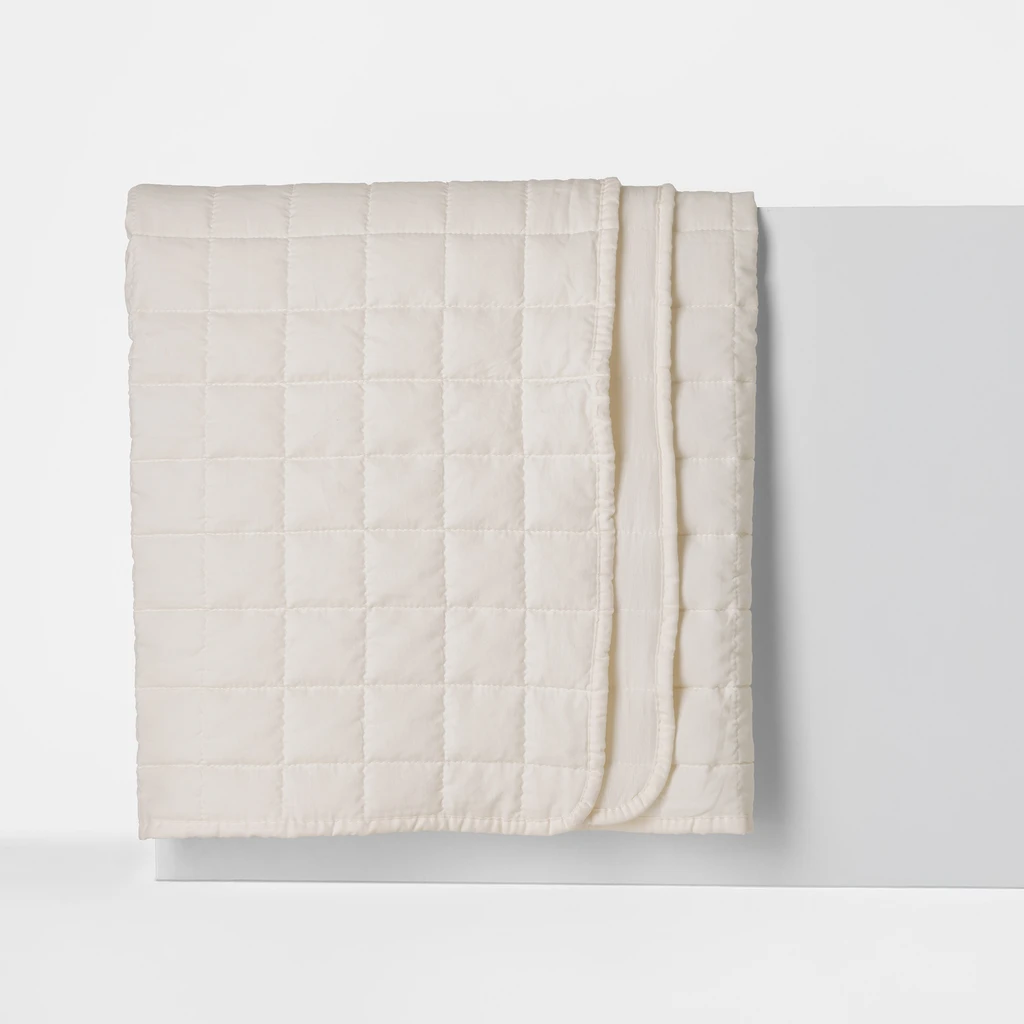 Prehoz na posteľ v krémovej farbe GISELLE 200x220 cm