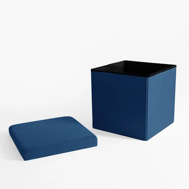 Skladacia taburetka modrý 38x37,5 cm