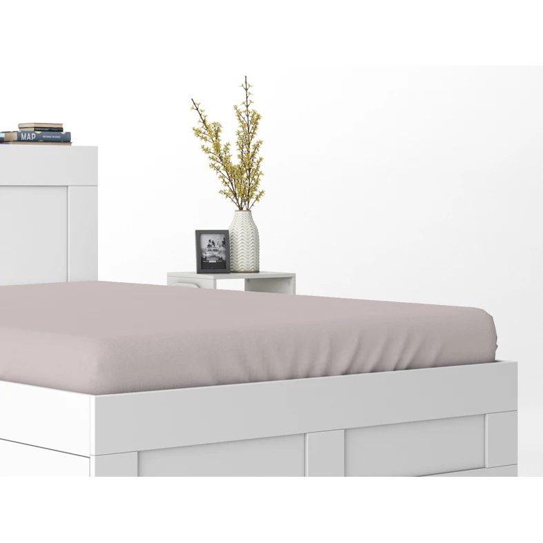 Prestieradlo PURE s gumičkou, ružové 140x200 cm