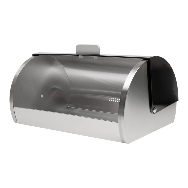 Kovový chlebník čierny