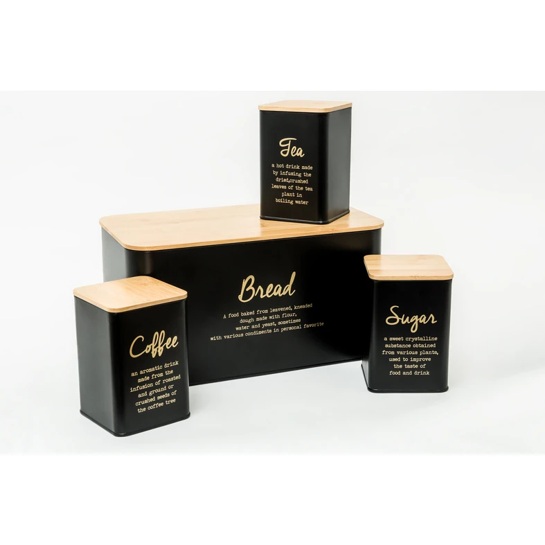 Čierny chlebník s dreveným vekom