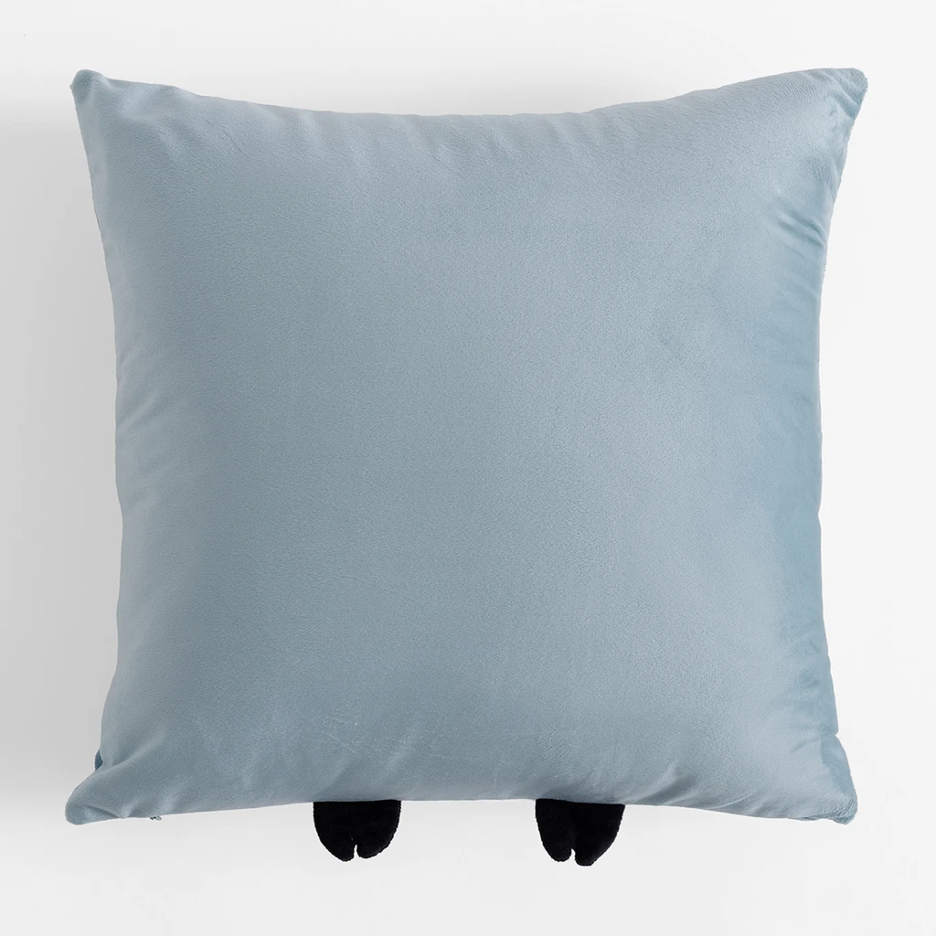 Niebieska poszewka dziecięca z motywem owieczki