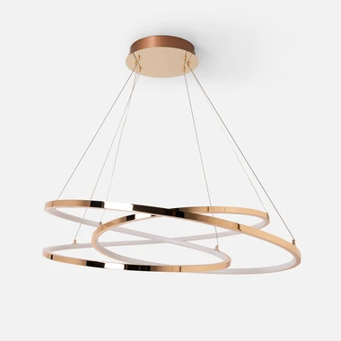 Závesné LED svietidlo CHOLET stuha zlatá