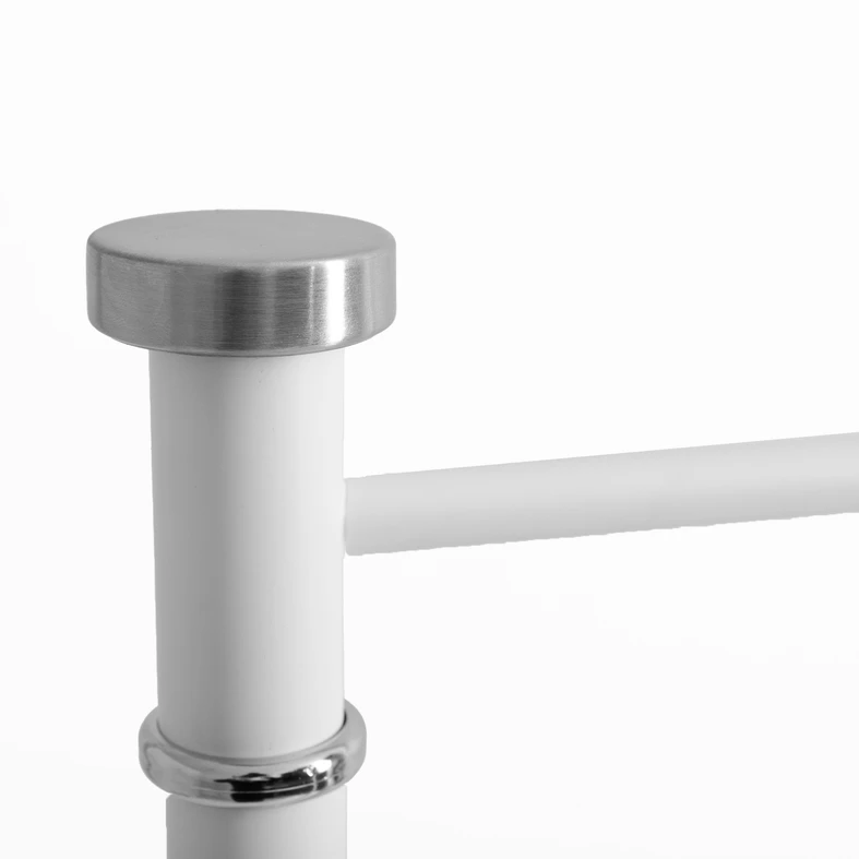 Stojací vešiak na uteráky biely 90 cm