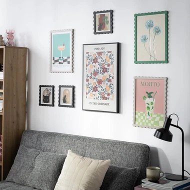 Botanický obraz kvitnúca cibuľa, béžovo-zelená 30x40 cm