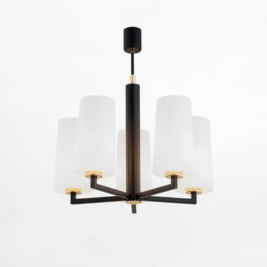 Závesné svietidlo v čiernej farbe CAMELOT PLUS