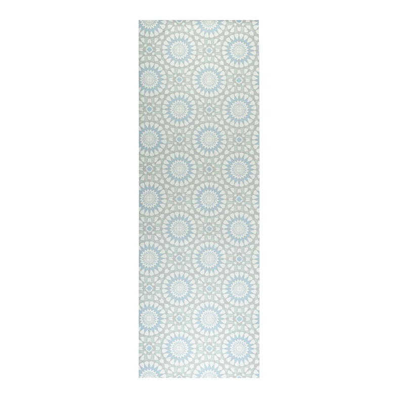 Behúň do kuchyne rozeta modro-zelená 67x200 cm