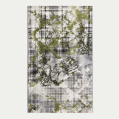 Šedo-zelený koberec MALTA 60x100 cm