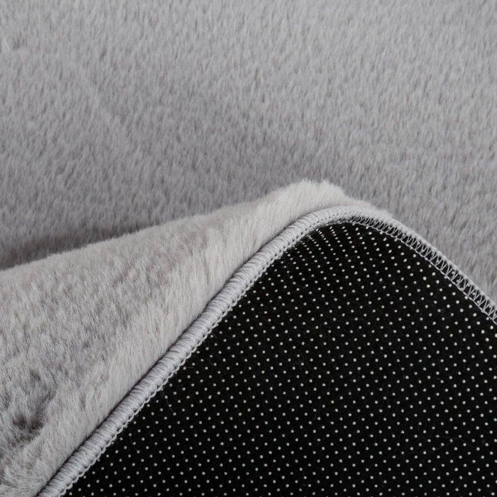 Okrúhly koberec RABBIT, strieborný, 120 cm