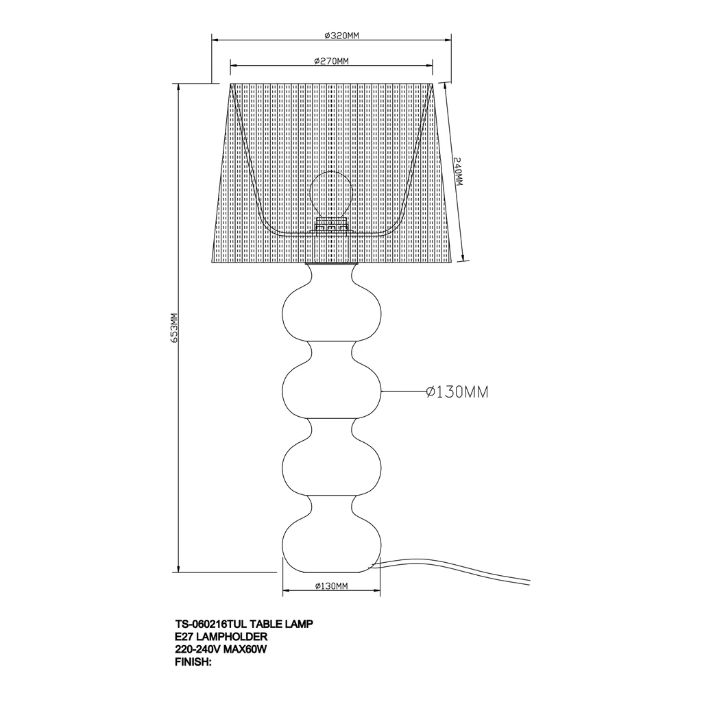 Stojacia lampa DECO 1