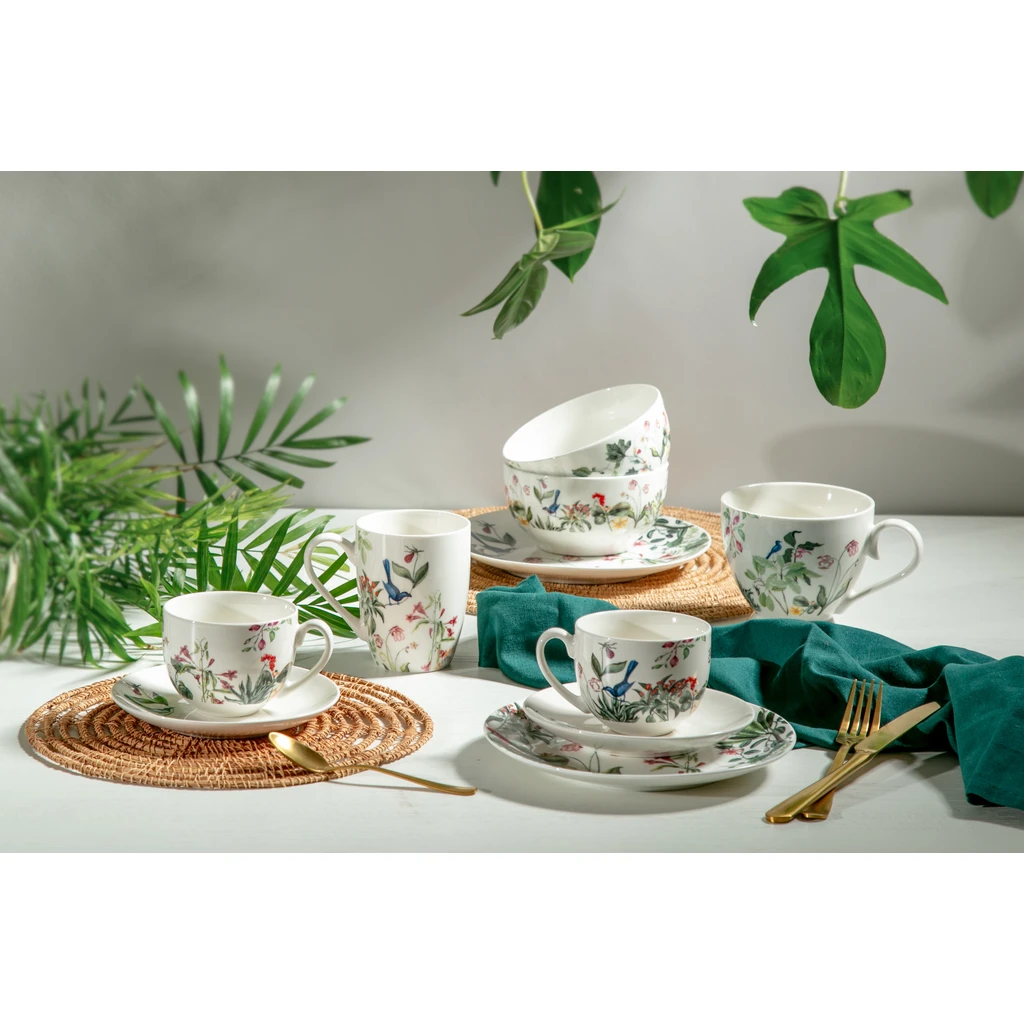 Porcelánový hrnček s podstavcom BAHAMAS 440 ml