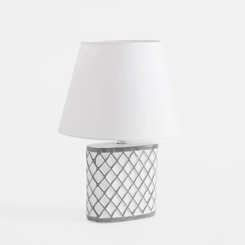 Lampa stołowa z abażurem 35 cm MIX