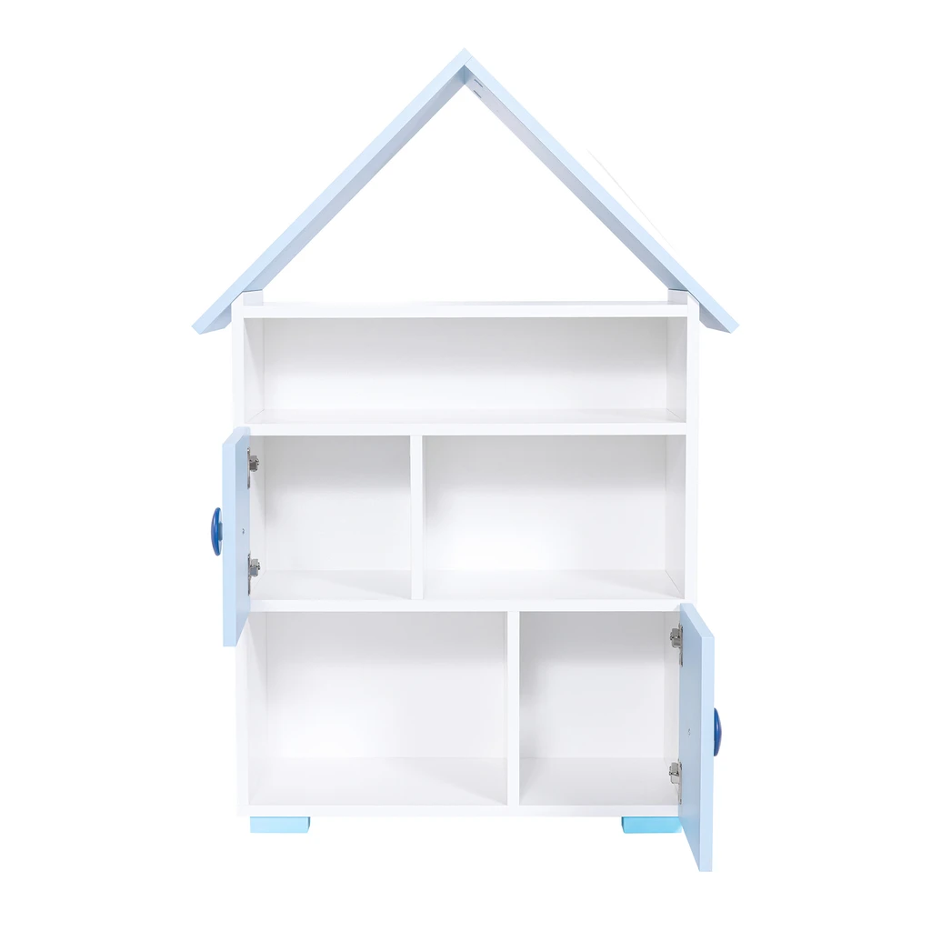 Knižnica domček TOP BABY modrá