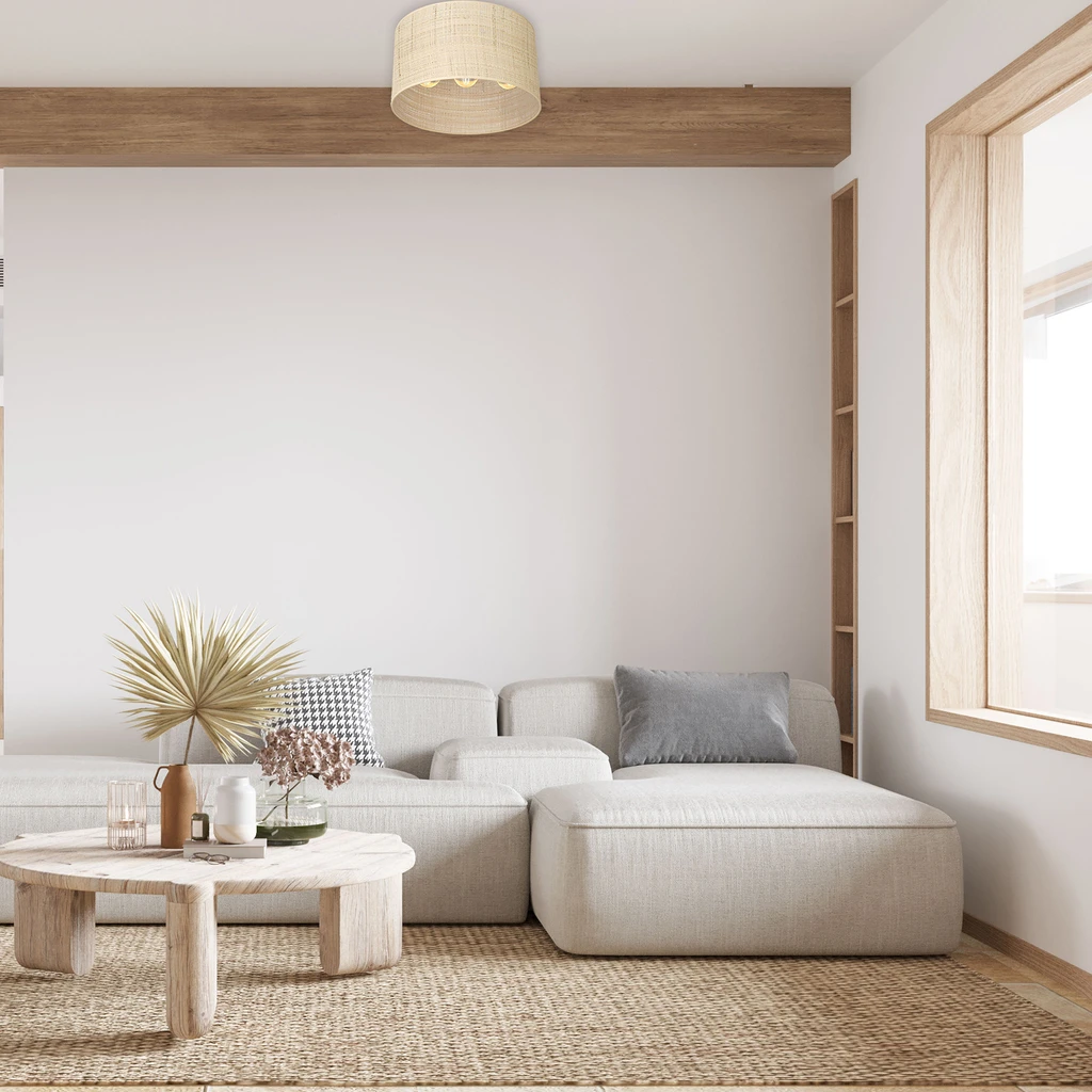 Stropná lampa RATTAN III