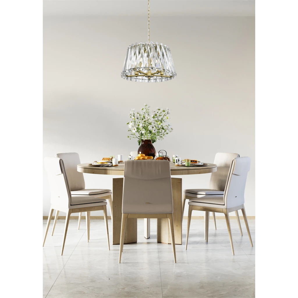 Závesné svietidlo kryštál zlaté MIRABELL