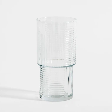 Vysoký ryhovaný pohár 400 ml