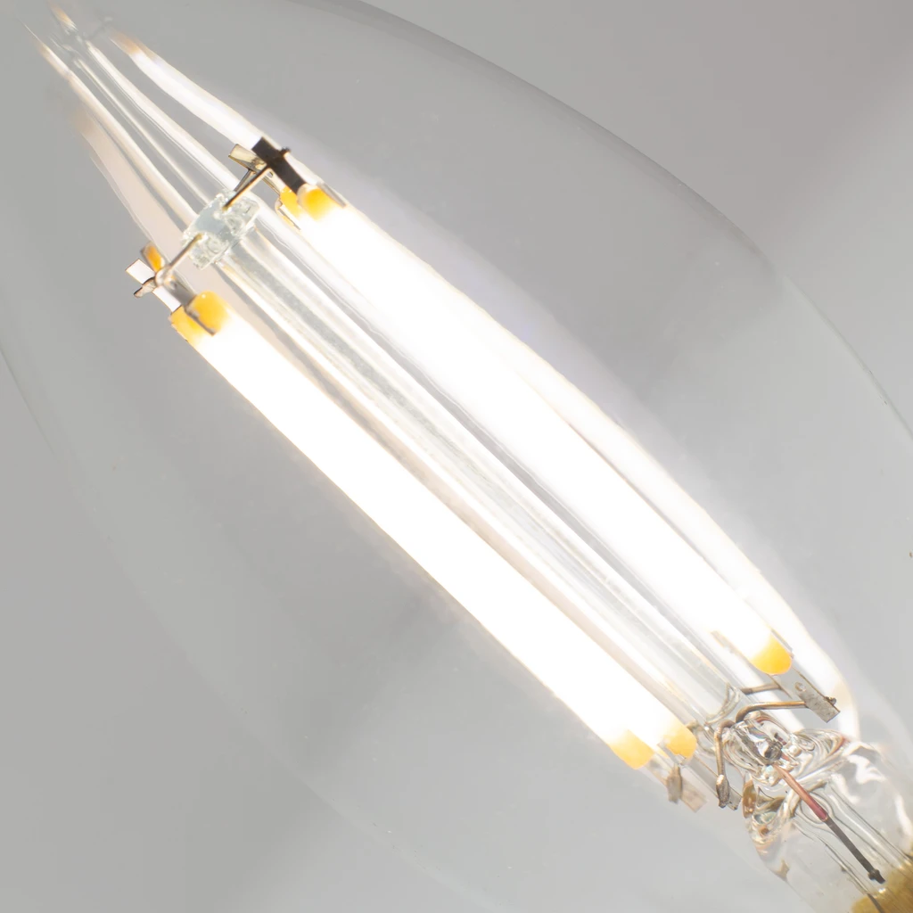 Dekoratívna žiarovka LED E14 4W neutrálna farba ORO-E14-C35-FL-CLARO-FLAMI-4W