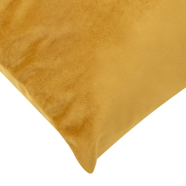 Horčicový velúrový vankúš VELVIO 40x60 cm