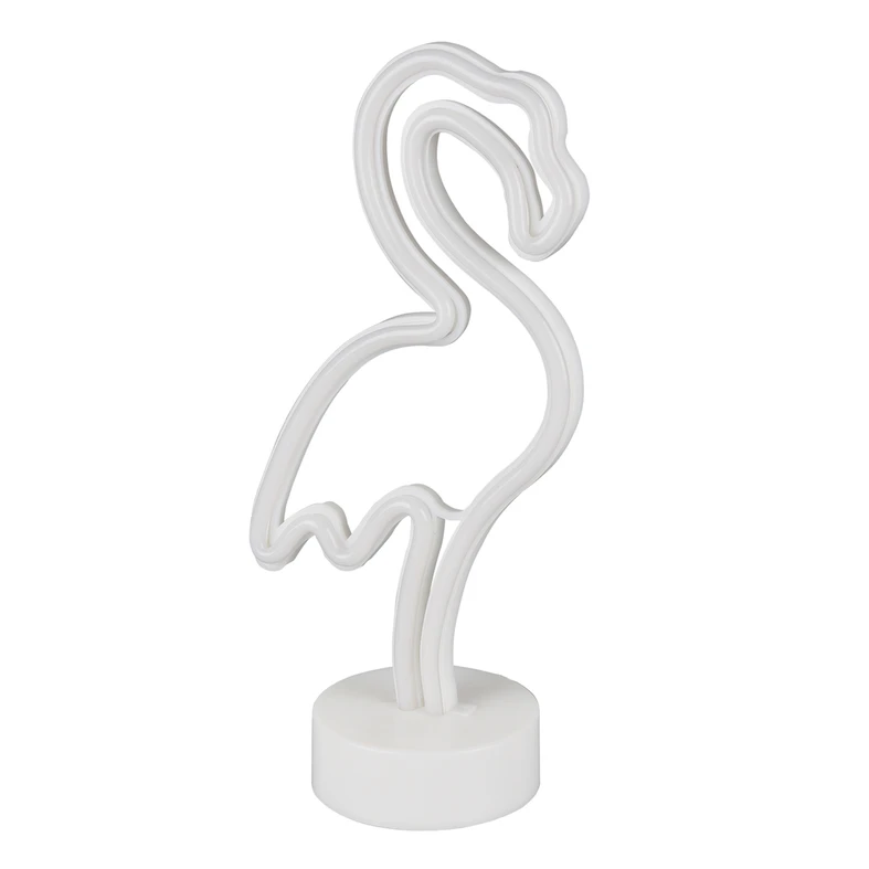 Dekoratívna stolná lampa LED NEON FLAMINGO