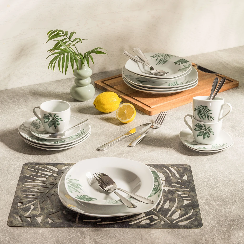 Obedový a kávový servis JENNIE, 30 prvkov