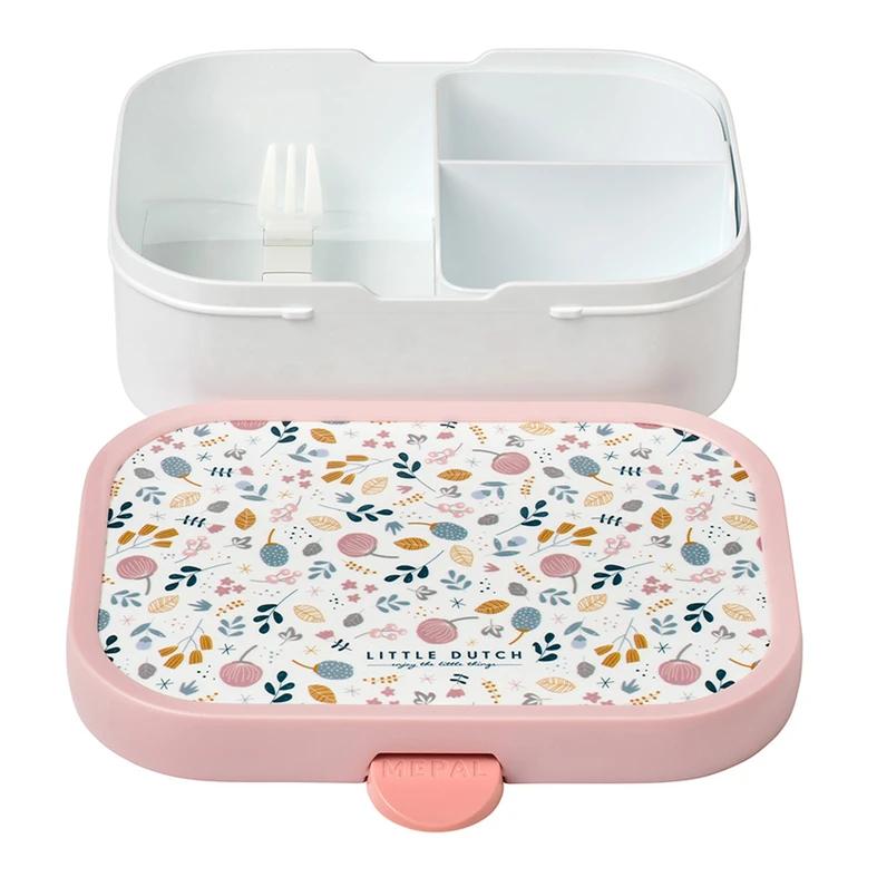 Raňajkový lunchbox s priehradkami CAMPUS SPRING FLOWERS