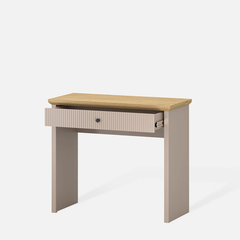 Toaletný stolík so zásuvkou IDELLO taupe kamenný dub