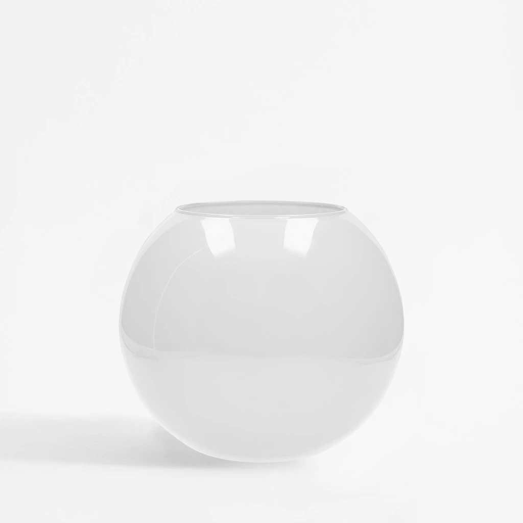 Biela váza GUĽA 17 cm