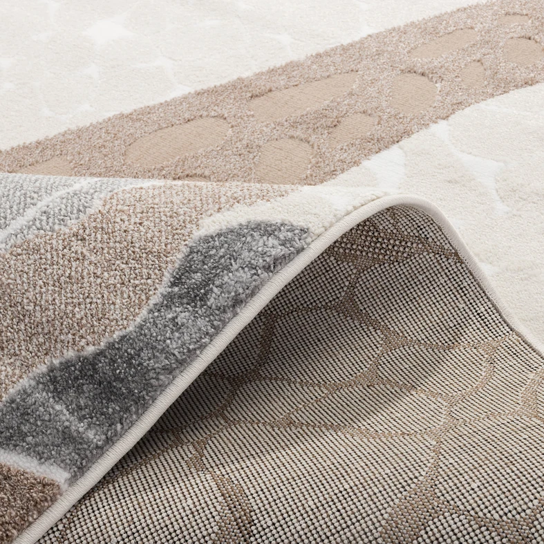 Krémový koberec so žirafou STEP 80x150 cm