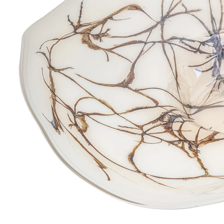 Servírovací tanier RETRO biely 45 cm