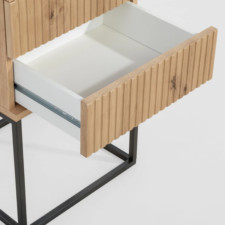 Nočný stolík so zásuvkami dub artisan NOTTE