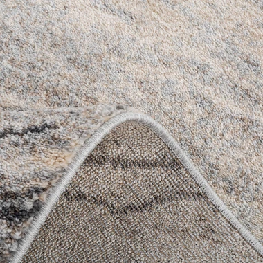 Koberec s abstraktným vzorom KERY, sivý, 80x150 cm