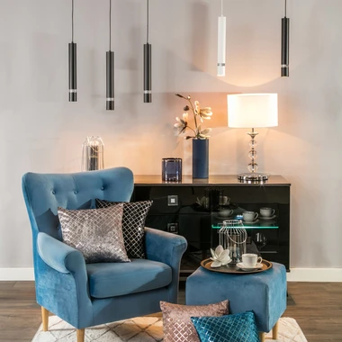 Závesná lampa RENO čierna