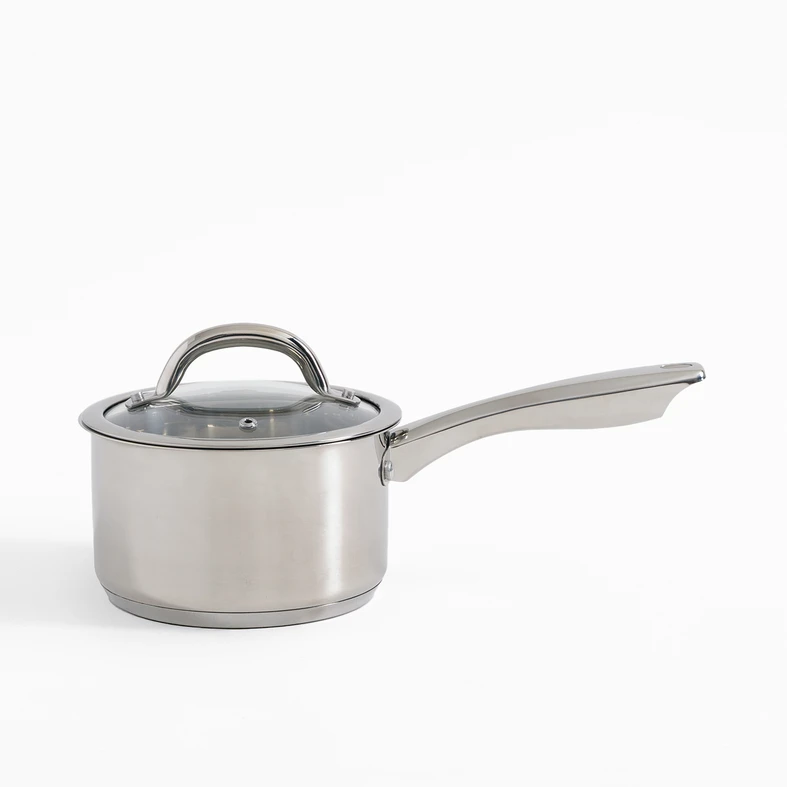 Garnki srebrne ze stali nierdzewnej