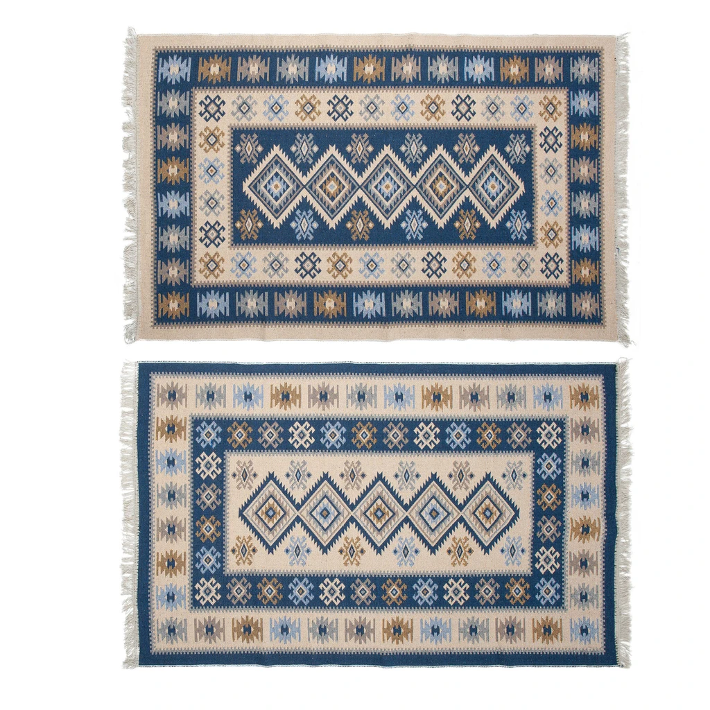 Koberec modrý ALBORG 120x180 cm